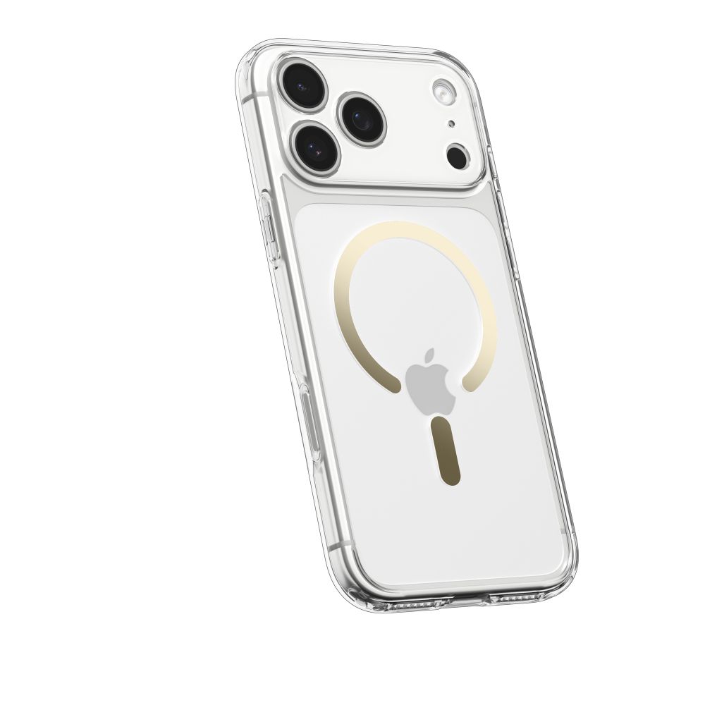 Dėklas Spigen Ultra Hybrid MagSafe iPhone 17 Pro Max, skaidrus / auksinis - Image 5