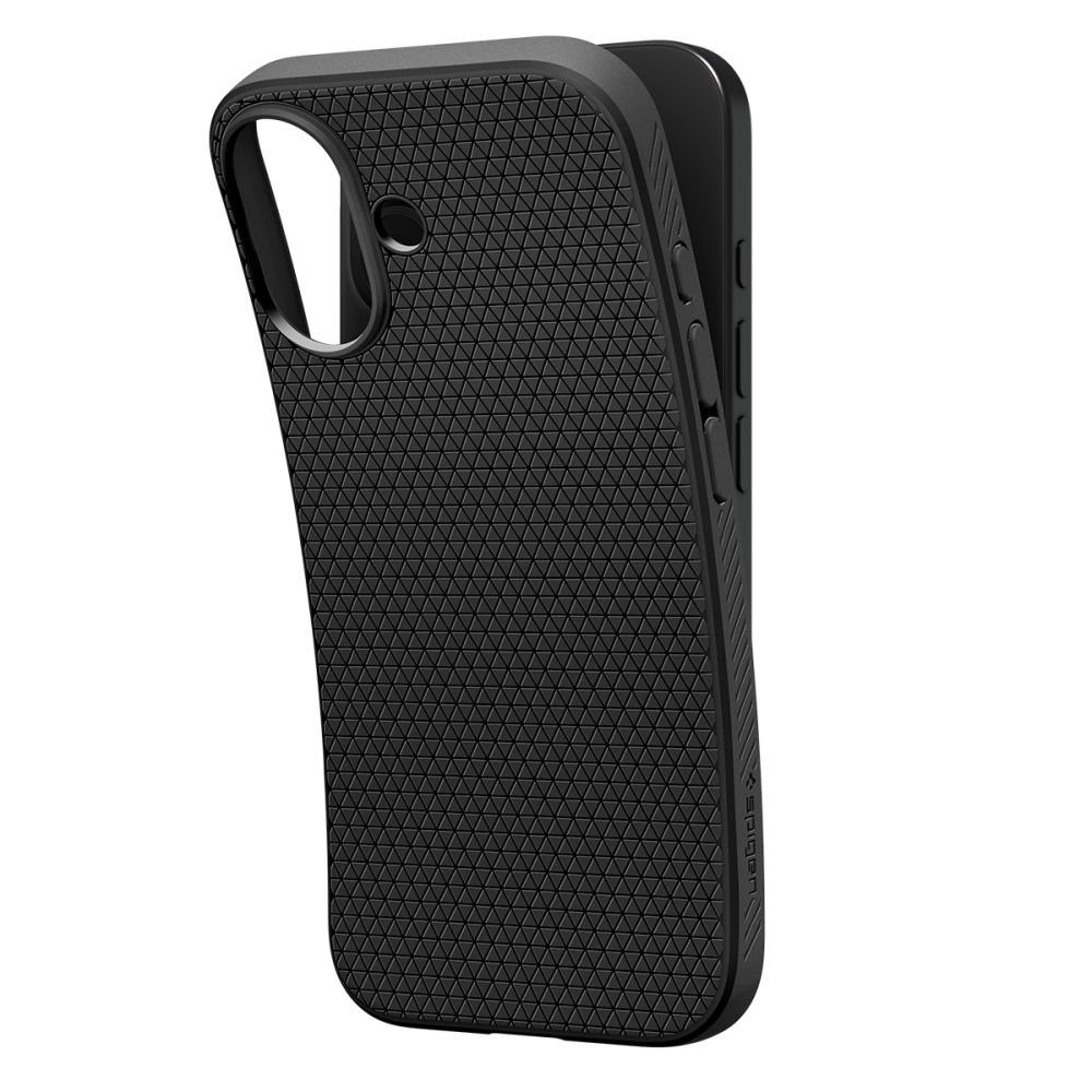 Dėklas Spigen Liquid Air iPhone 17, matinis juodas - Image 5