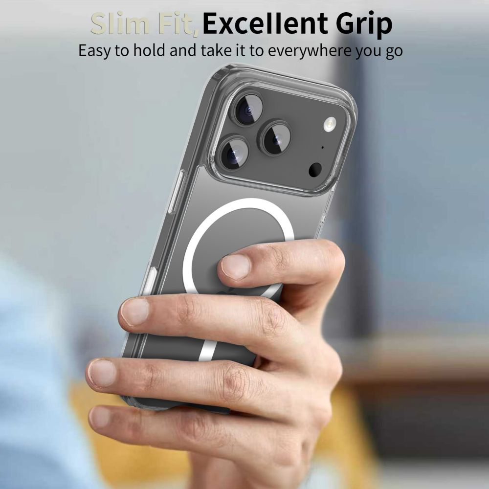 Dėklas Tech-Protect Flexair Hybrid CC MagSafe iPhone 17 Pro Max, skaidrus - Image 6