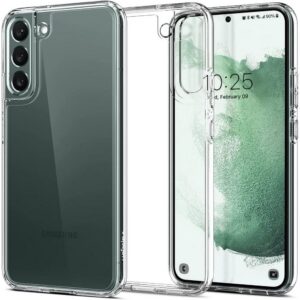 Dėklas Spigen Ultra Hybrid Galaxy S22, skaidrus