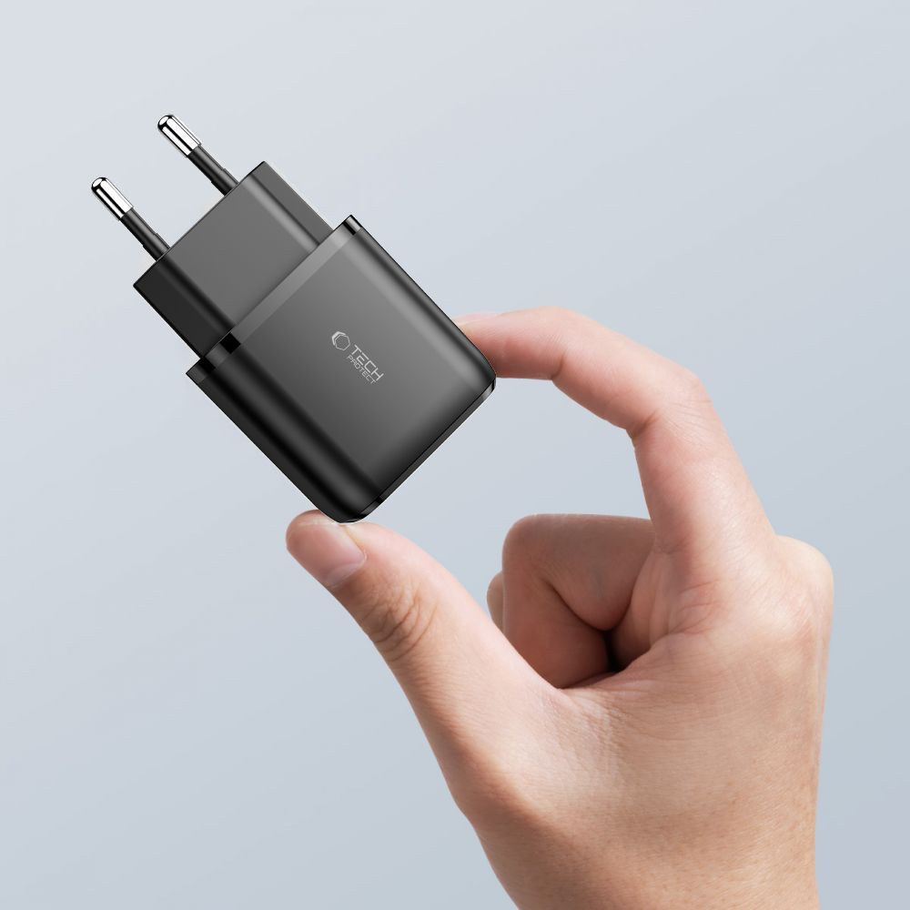 Įkroviklis Tech-Protect C20W PD 20W / QC3.0 Juodas - Image 6