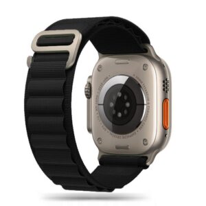 Dirželis Tech-Protect Nylon Pro Apple Watch 8 / 9 / 10 / 11 / SE / Ultra (44 / 45 / 46 / 49 mm) Juodas