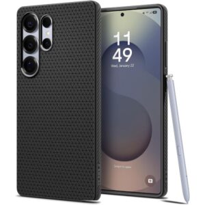 Dėklas Spigen Liquid Air Samsung Galaxy S25 Ultra, matinis juodas