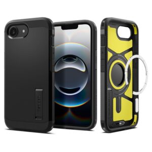 Dėklas Spigen Tough Armor Mag iPhone 16e / 17e, juodas
