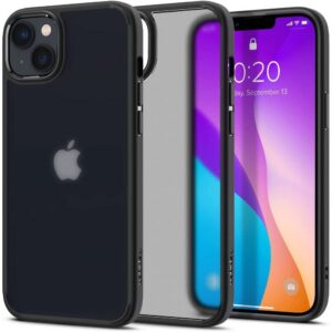 Dėklas Spigen Ultra Hybrid iPhone 14 Plus / 15 Plus, šerkšninis juodas