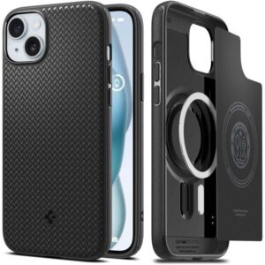 Dėklas Spigen Mag Armor MagSafe iPhone 15, matinis juodas