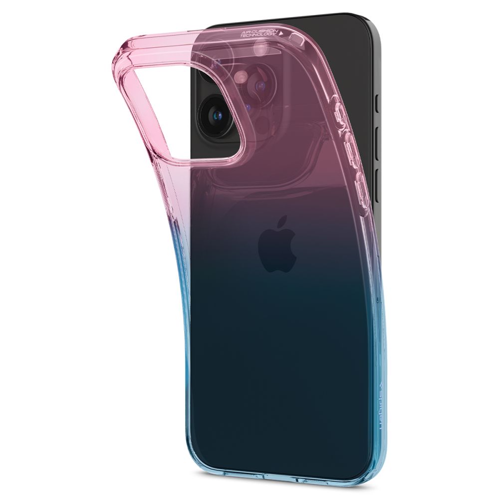 Dėklas Spigen Liquid Crystal iPhone 15 Pro, rausvas gradientas - Image 3