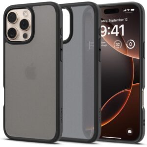 Dėklas Spigen Ultra Hybrid iPhone 16 Pro Max, matinis juodas