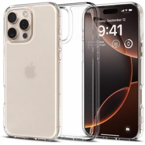 Dėklas Spigen Ultra Hybrid iPhone 16 Pro Max, matinis skaidrus