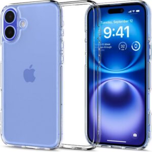 Dėklas Spigen Ultra Hybrid iPhone 16, skaidrus