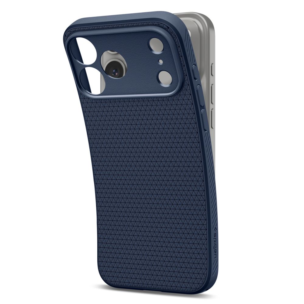 Dėklas Spigen Liquid Air iPhone 17 Pro Max, tamsiai mėlynas - Image 6