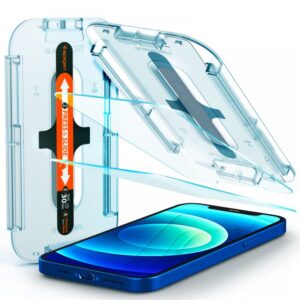 Apsauginis stiklas Spigen Glas.tR EZ Fit 2vnt. iPhone 12/12 Pro Skaidrus