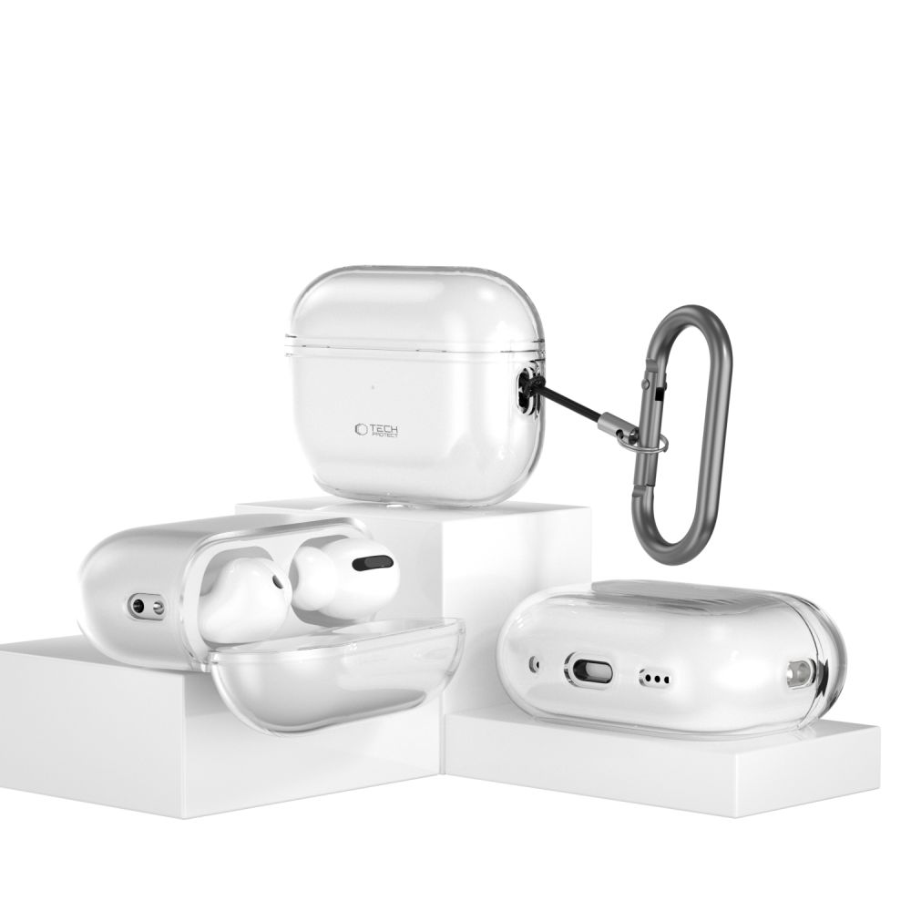 Dėklas Tech-Protect FlexAir Apple AirPods Pro 1 / 2 Skaidrus - Image 3