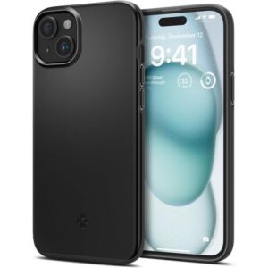 Dėklas Spigen Thin Fit iPhone 15 Juodas