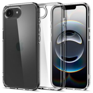 Dėklas Spigen Ultra Hybrid iPhone 16e / 17e, skaidrus