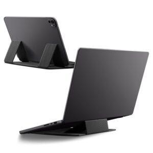 Stovas nešiojamajam kompiuteriui ir planšetei Spigen SlimFold LD201-S8, pilkas