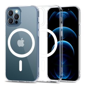 Dėklas Tech-Protect Magmat MagSafe iPhone 12 / 12 Pro Skaidrus