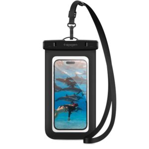 Dėklas Spigen A601 Universal Waterproof Case Juodas