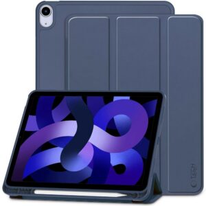 Dėklas Tech-Protect SC Pen iPad Air 10.9" (4/5 karta) / 11" (6/7/8 karta), tamsiai mėlynas
