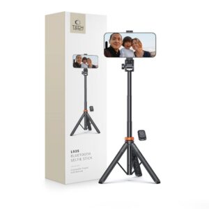 Selfie lazda Tech-Protect L03S Bluetooth Tripod, juoda