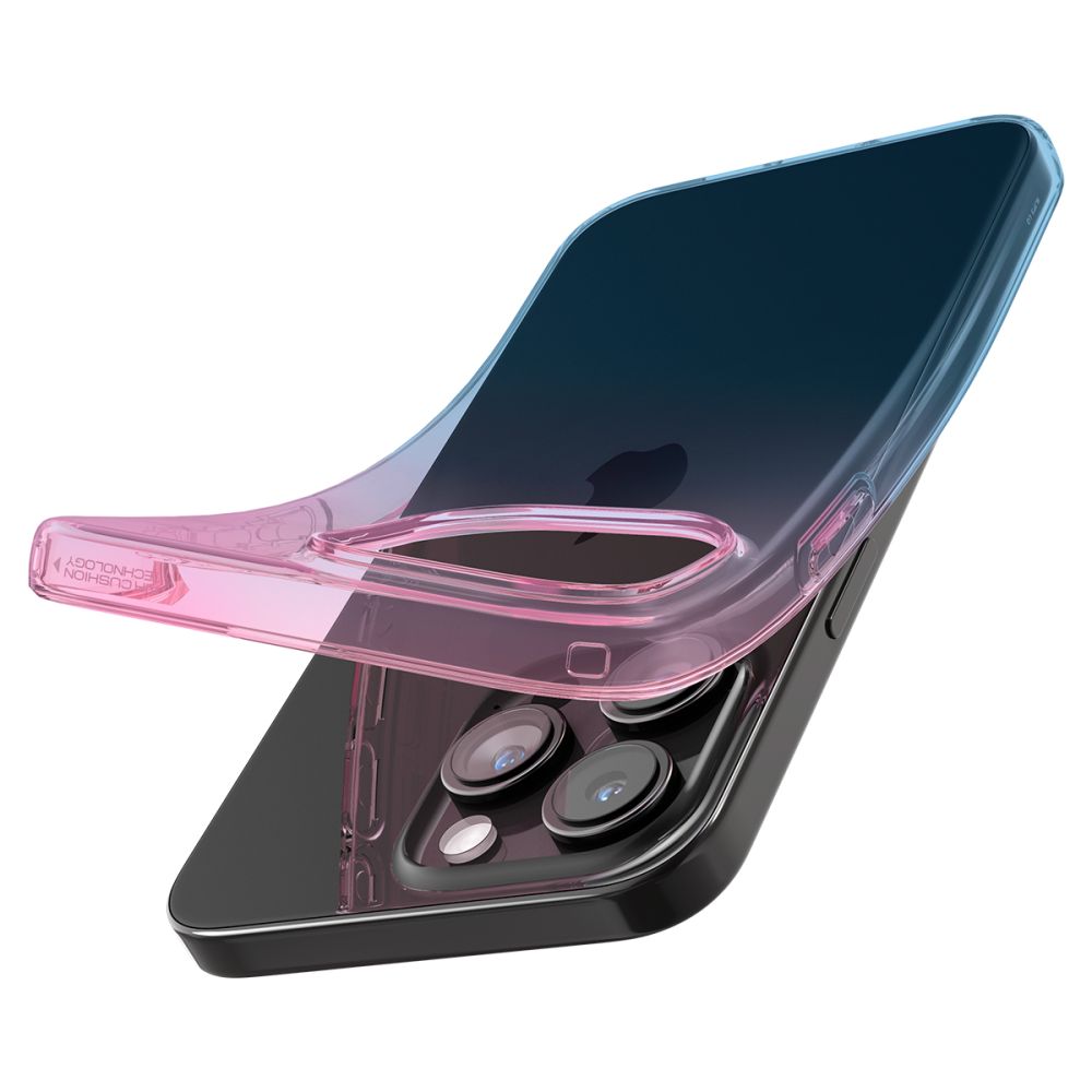 Dėklas Spigen Liquid Crystal iPhone 15 Pro, rausvas gradientas - Image 7