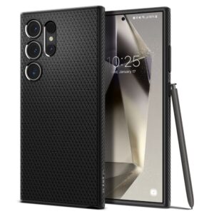 Dėklas Spigen Liquid Air Galaxy S24 Ultra, matinis juodas