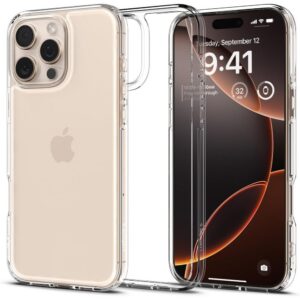 Dėklas Spigen Ultra Hybrid iPhone 16 Pro, skaidrus