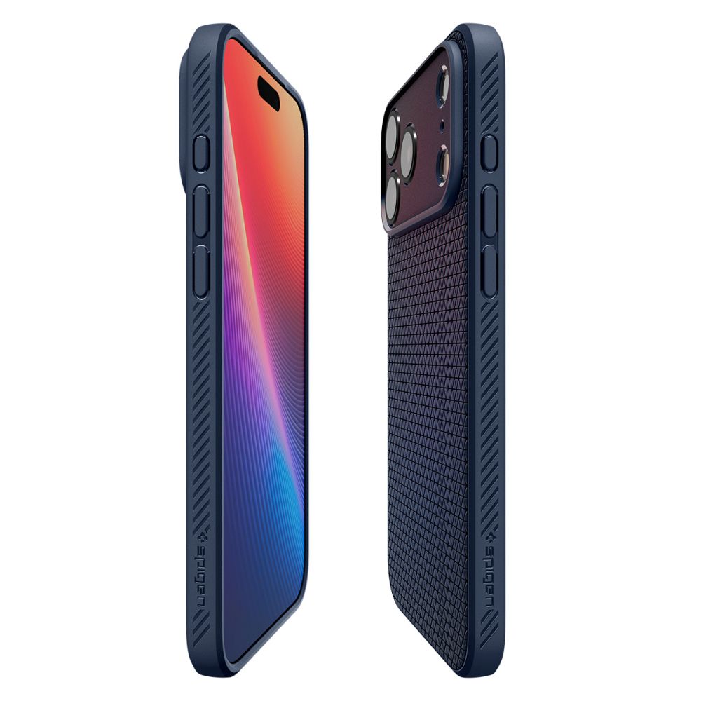 Dėklas Spigen Liquid Air iPhone 17 Pro Max, tamsiai mėlynas - Image 7