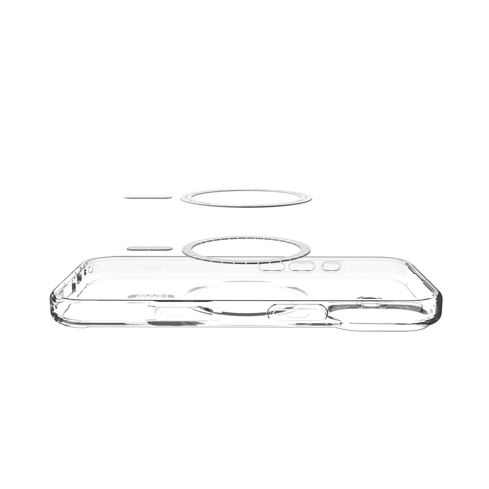 Dėklas Spigen Ultra Hybrid Mag MagSafe iPhone 17, skaidrus/baltas - Image 7