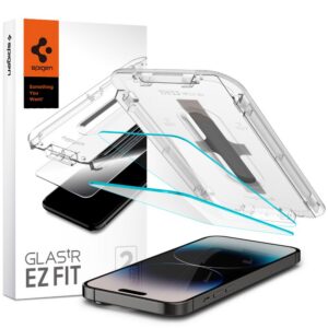 Apsauginis stiklas Spigen Glas.tR EZ Fit 2 vnt. iPhone 14 Pro Skaidrus