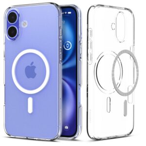 Dėklas Spigen Liquid Crystal Mag MagSafe iPhone 16, skaidrus
