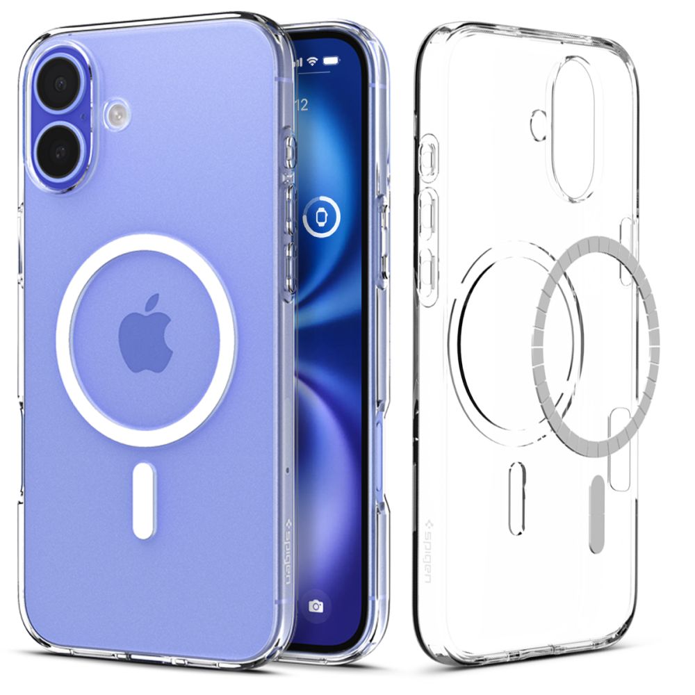 Dėklas Spigen Liquid Crystal Mag MagSafe iPhone 16, skaidrus