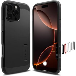 Dėklas Spigen Tough Armor "T" Mag MagSafe iPhone 16 Pro Max, juodas