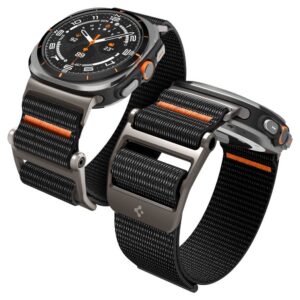 Dirželis Spigen DuraPro Flex Samsung Galaxy Watch Ultra 1 / 2 2024-2026 (47 mm), juodas
