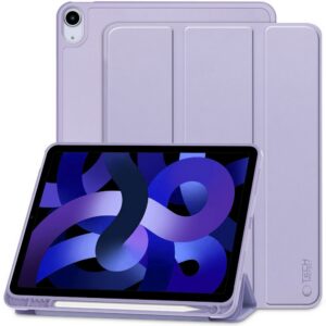 Dėklas Tech-Protect SmartCase Pen iPad Air 10.9" 4 / 5 / 2020-2022 / 11" 6 / 7 / 8 / 2024-2026 Violetinis