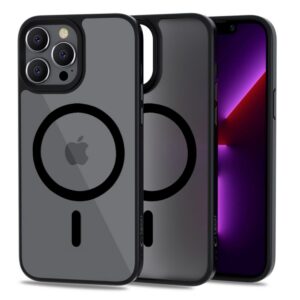 Dėklas Tech-Protect Magmat MagSafe iPhone 13 Pro, matinis juodas