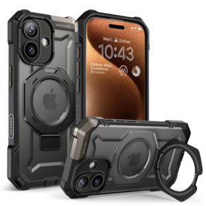 Dėklas Supcase UB Grip Mag MagSafe iPhone 17, juodas