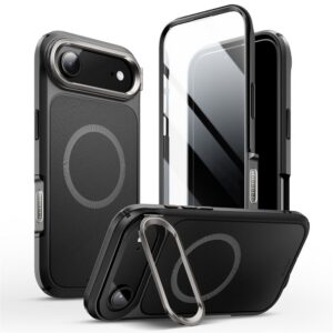 Dėklas Supcase iBLSN Ares Flip Mag MagSafe iPhone Air, juodas