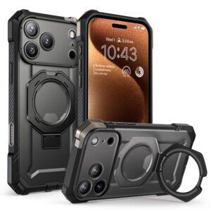 Dėklas Supcase UB Grip Mag MagSafe iPhone 17 Pro Max, juodas