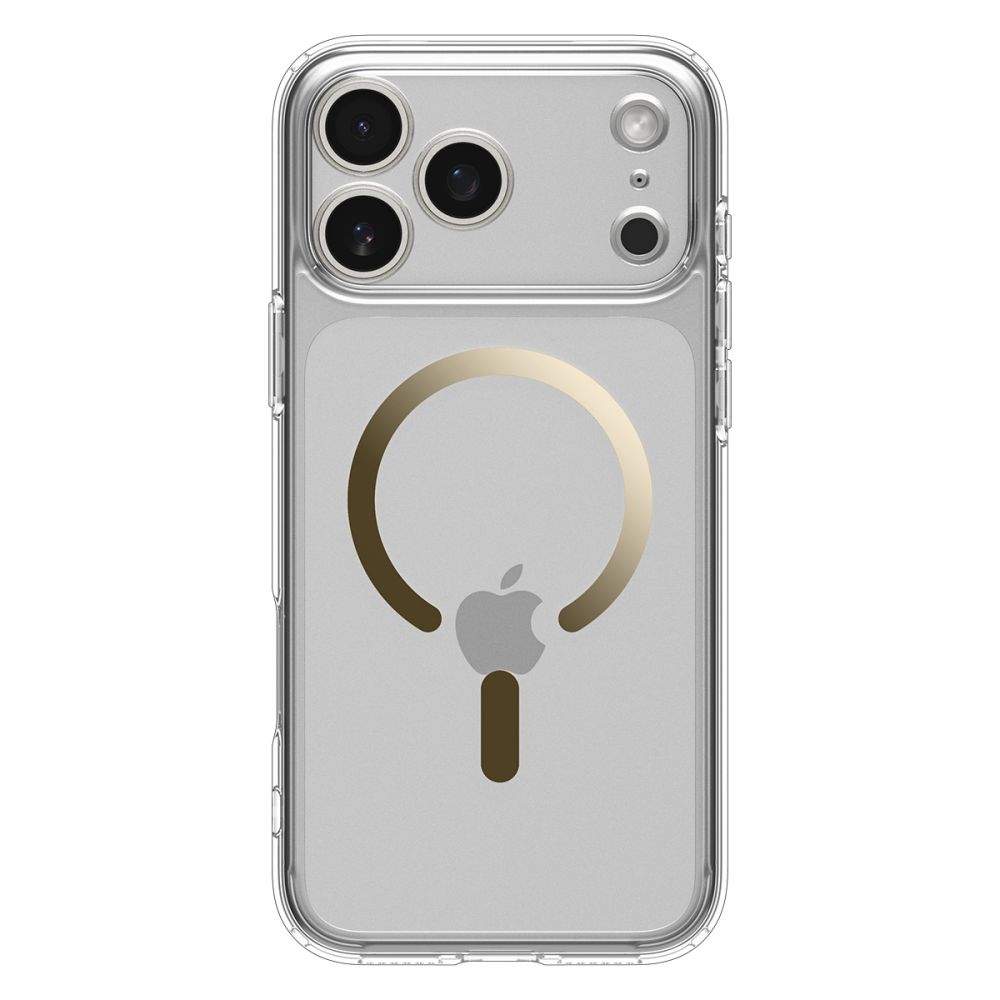 Dėklas Spigen Ultra Hybrid Mag iPhone 17 Pro, skaidrus/auksinis - Image 3