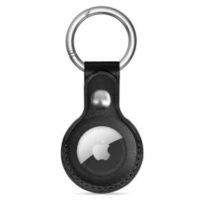 Dėklas Tech-Protect NaturalFit Apple AirTag 1/2, juodas