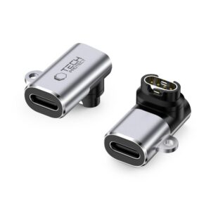 Adapteris Tech-Protect UltraBoost Type-C į Garmin Watch, pilkas