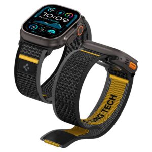 Dirželis Spigen Athlex Air Apple Watch 8/9/10/11/SE/Ultra (44/45/46/49 mm), juodas