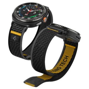 Dirželis Spigen Athlex Air Samsung Galaxy Watch 8 / 9 / Classic (40 / 44 / 46 mm), juodas