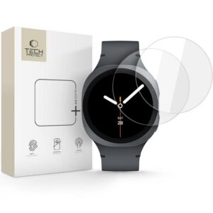 Apsauginis stiklas Tech-Protect Glass Fit+ Samsung Galaxy Watch 8 / 9 (44 mm), 2 vnt., skaidrus