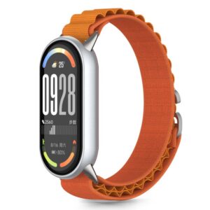 Dirželis Tech-Protect Nylon Pro Xiaomi Smart Band 8 / 9 / 10 / NFC, oranžinis