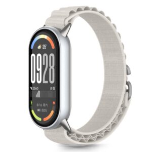 Dirželis Tech-Protect Nylon Pro Xiaomi Smart Band 8 / 9 / 10 / NFC, šviesiai auksinis