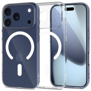 Dėklas Tech-Protect FlexAir MagSafe iPhone 17 Pro, skaidrus