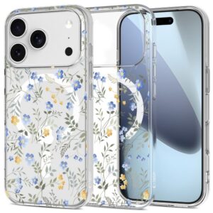 Dėklas Tech-Protect FlexAir MagSafe iPhone 17 Pro Max, Spring Flowers