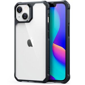 Dėklas ESR Air Armor iPhone 14 Plus / 15 Plus, skaidrus/juodas